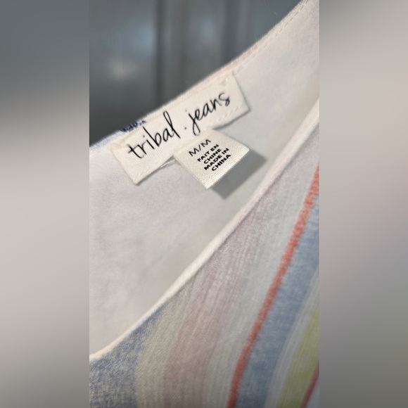 Tribal Multicolor Striped Dress - Picture 8 of 8